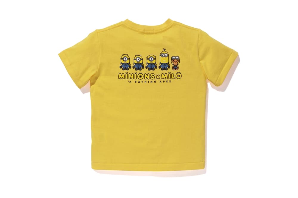 Minions BAPE Baby Milo 2017 Collaboration Despicable Me 3 Bathing Ape Apparel Accessories