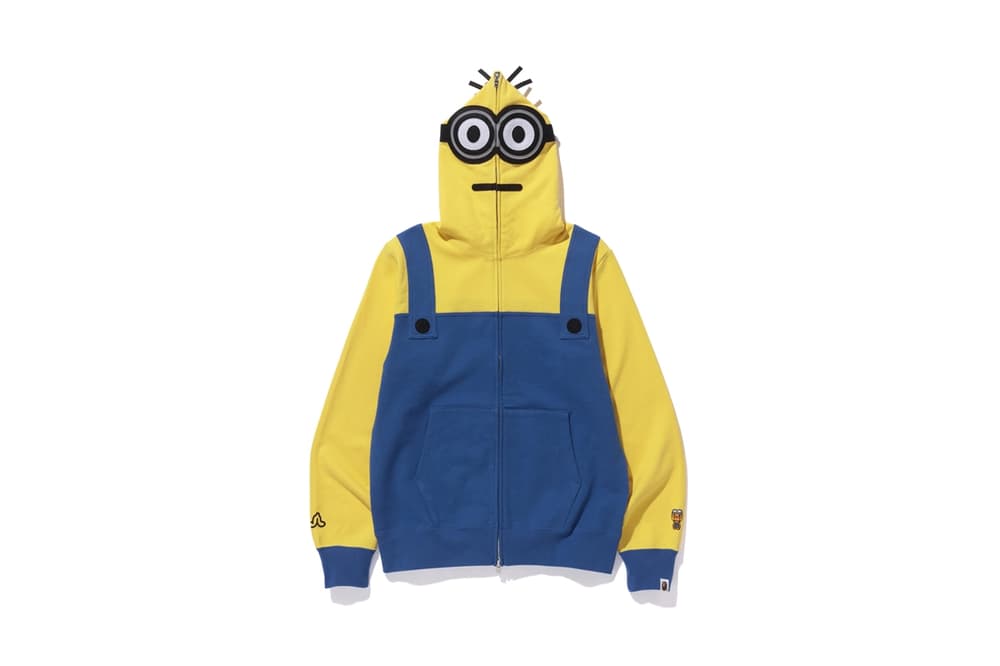 Minions BAPE Baby Milo 2017 Collaboration Despicable Me 3 Bathing Ape Apparel Accessories