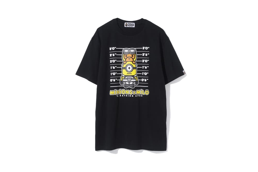Minions BAPE Baby Milo 2017 Collaboration Despicable Me 3 Bathing Ape Apparel Accessories