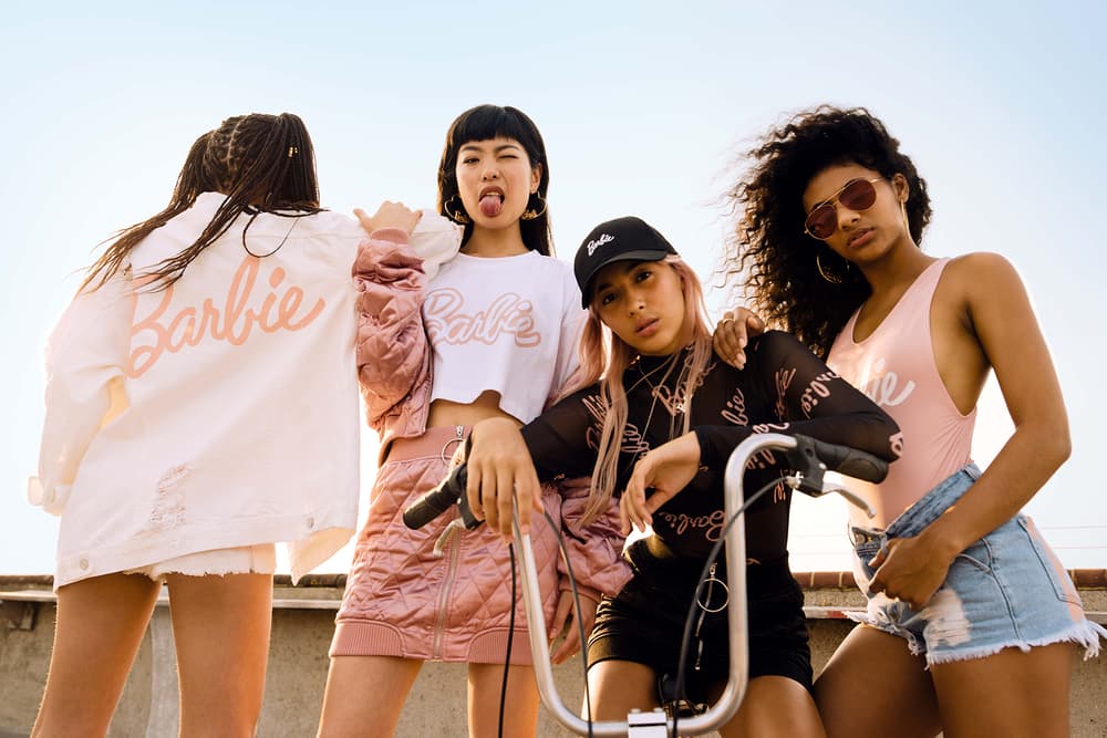 Barbie Missguided 2017 Summer Collection Collaboration Lookbook Pink Bodysuit