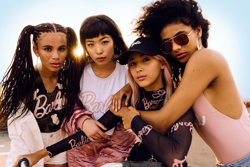 Barbie Missguided 2017 Summer Collection Collaboration Lookbook Pink Bodysuit