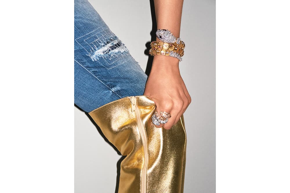 Bella Hadid Terry Richardson Denim Diamonds V Magazine 2017 Fall Issue