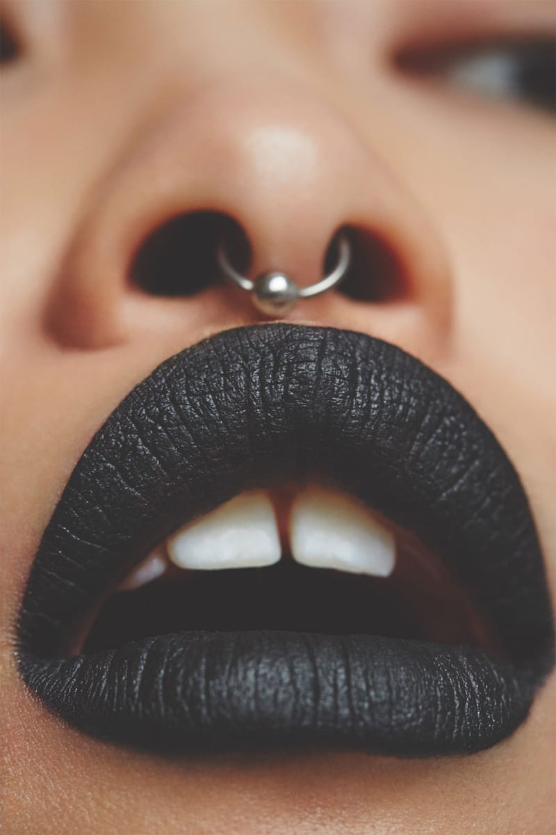 bleach london black lipstick