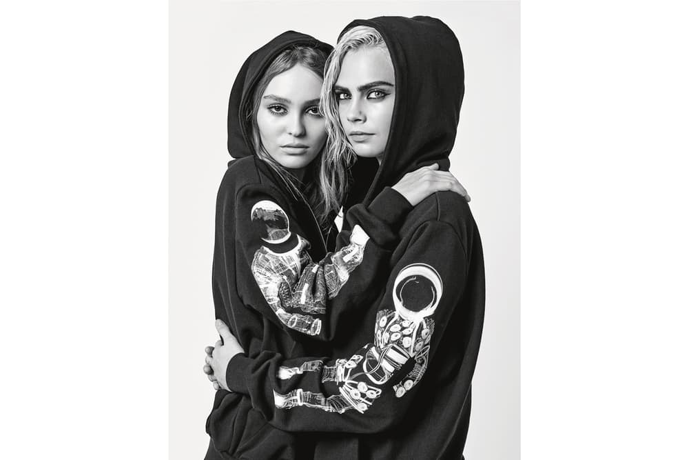 Cara Delevingne Lily Rose Depp Chanel 2017 Fall Winter Campaign Karl Lagerfeld