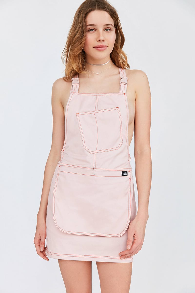 urban outfitters pink overalls