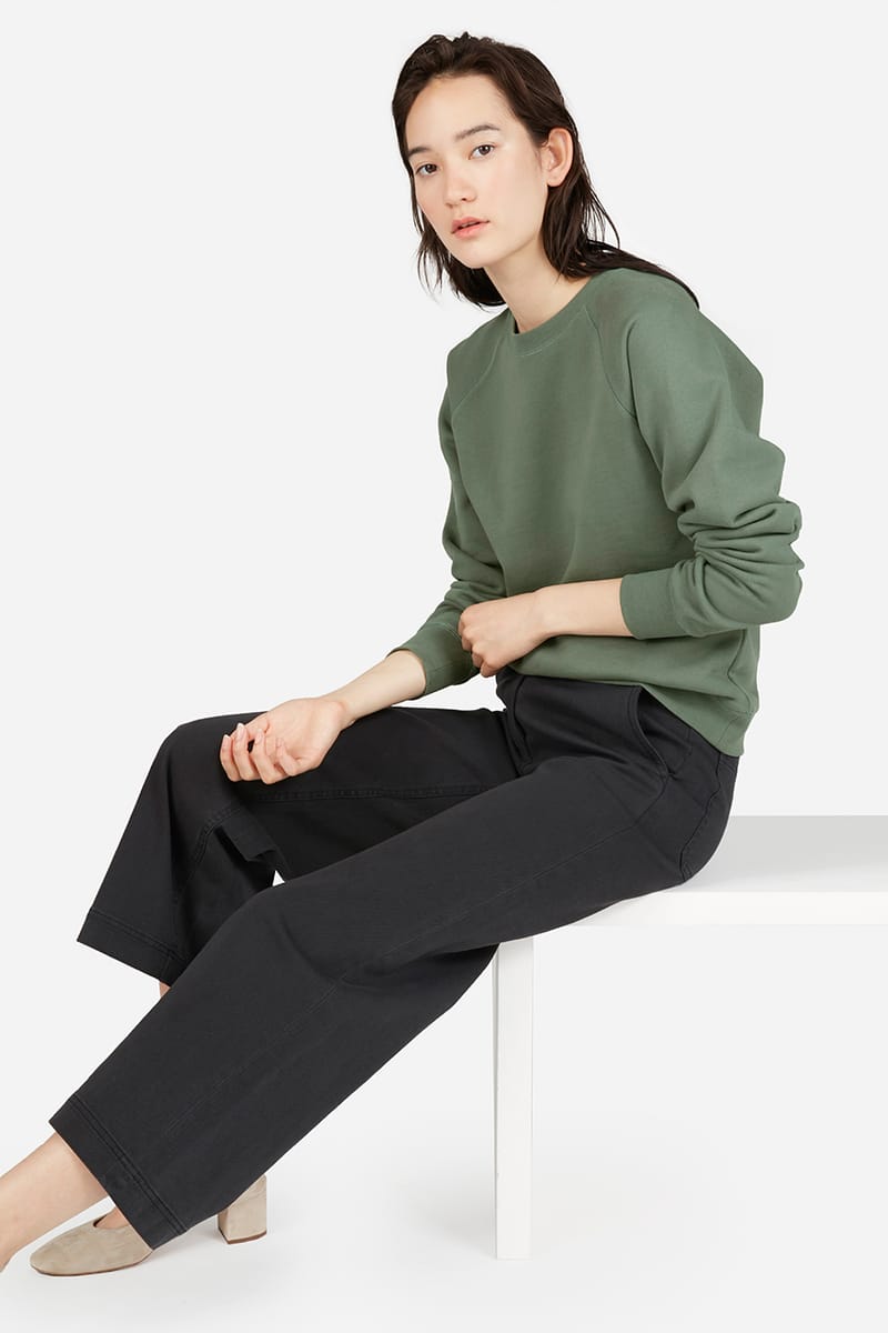 everlane french terry sweatshirt