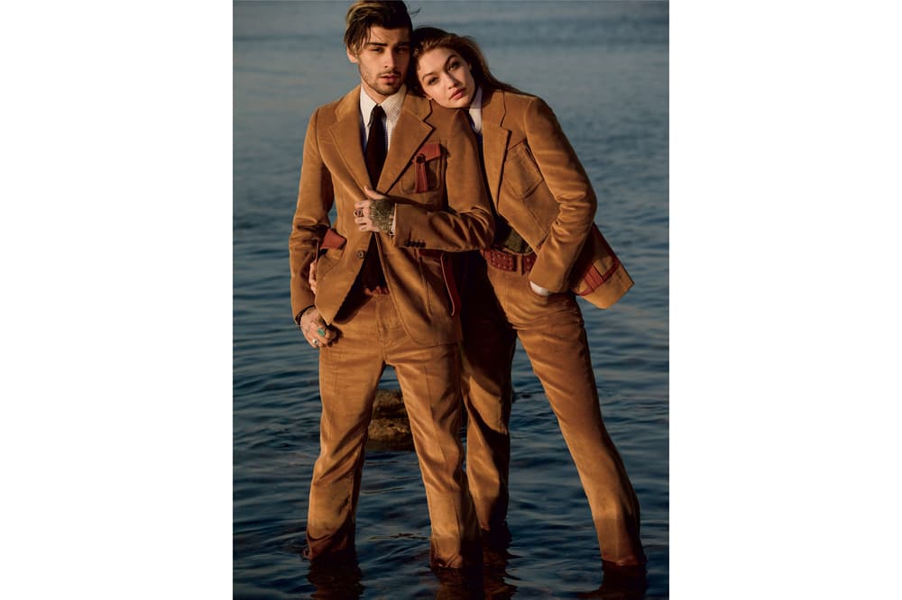 Gigi Hadid Zayn Malik Vogue 2017 August Cover