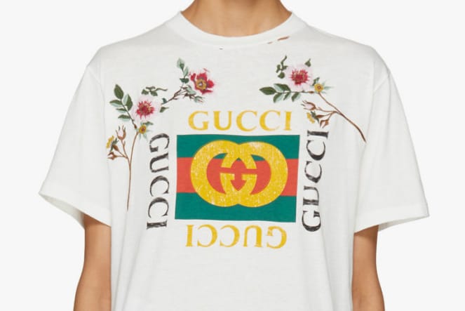 Gucci Releases White Floral Logo T 