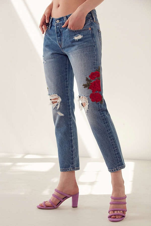 levi's floral jeans