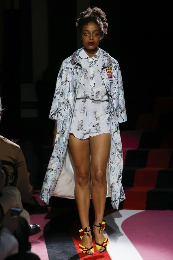 Miu Miu 2018 resort collection runway auto womenswear fashion bella hadid kendall jenner adwoa slick woods