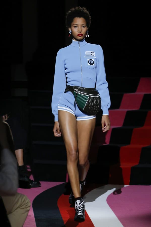 Miu Miu 2018 resort collection runway auto womenswear fashion bella hadid kendall jenner adwoa slick woods