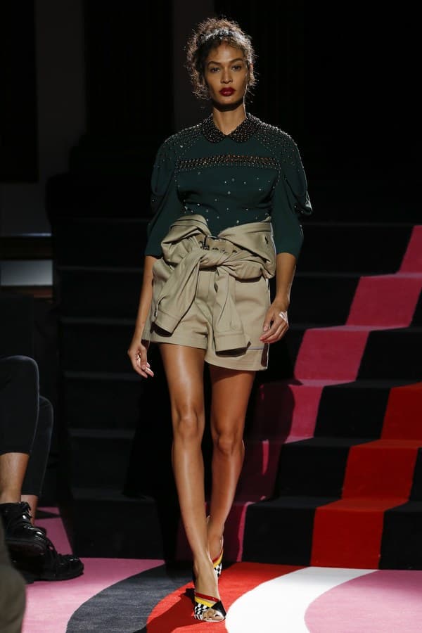 Miu Miu 2018 resort collection runway auto womenswear fashion bella hadid kendall jenner adwoa slick woods