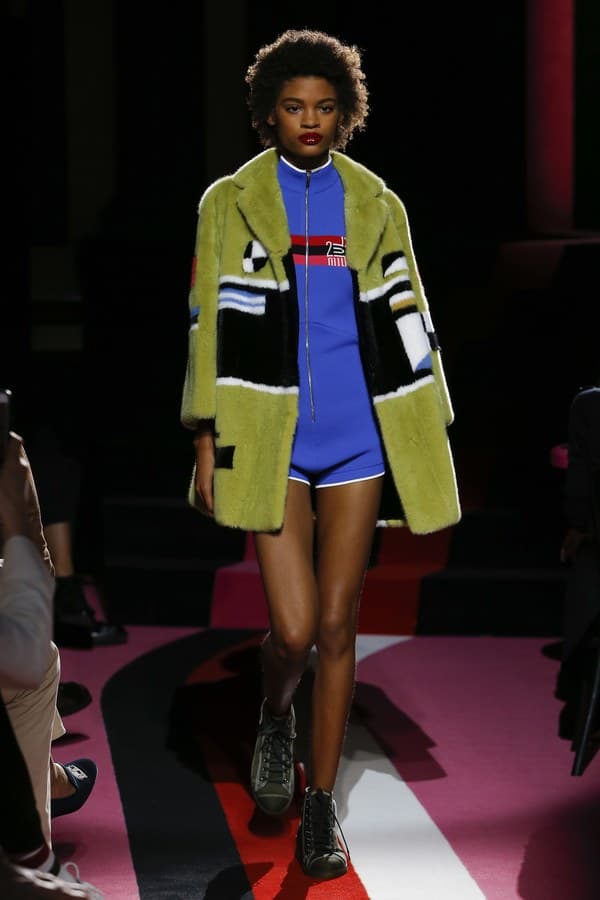 Miu Miu 2018 resort collection runway auto womenswear fashion bella hadid kendall jenner adwoa slick woods