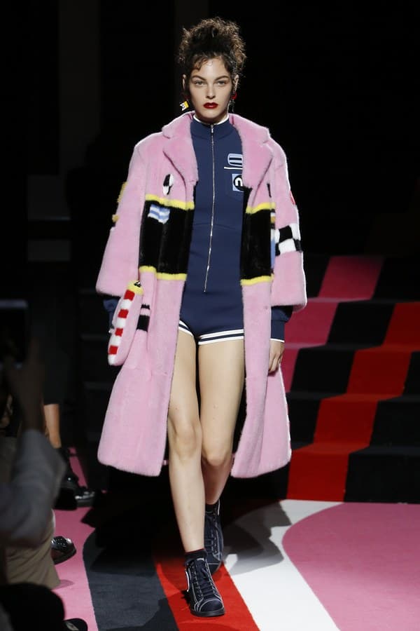 Miu Miu 2018 resort collection runway auto womenswear fashion bella hadid kendall jenner adwoa slick woods