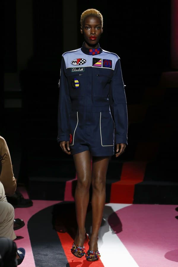 Miu Miu 2018 resort collection runway auto womenswear fashion bella hadid kendall jenner adwoa slick woods