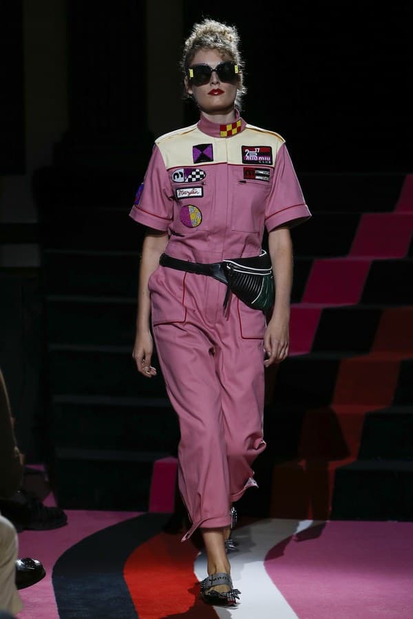 Miu Miu 2018 resort collection runway auto womenswear fashion bella hadid kendall jenner adwoa slick woods