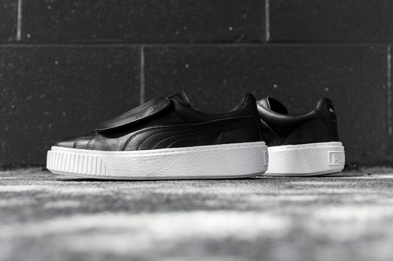 puma basket platform strap