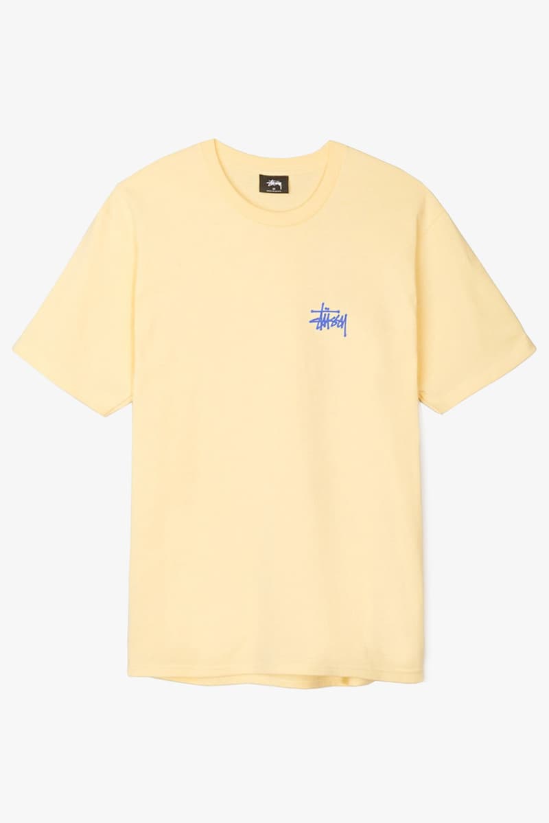 Stussy 2017 Summer Tshirt Pastel Tee Pink Yellow Blue White Black Ontheblock