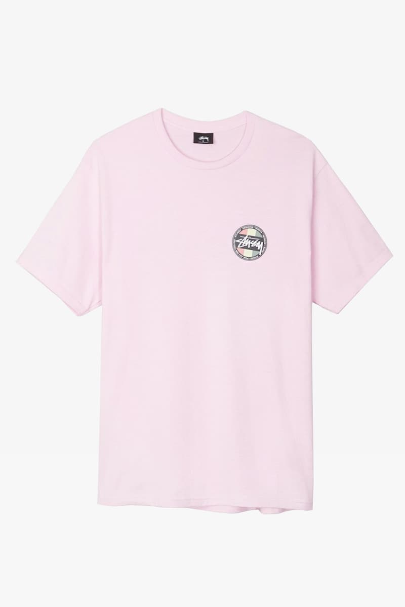 Stussy 2017 Summer Tshirt Pastel Tee Pink Yellow Blue White Black Ontheblock