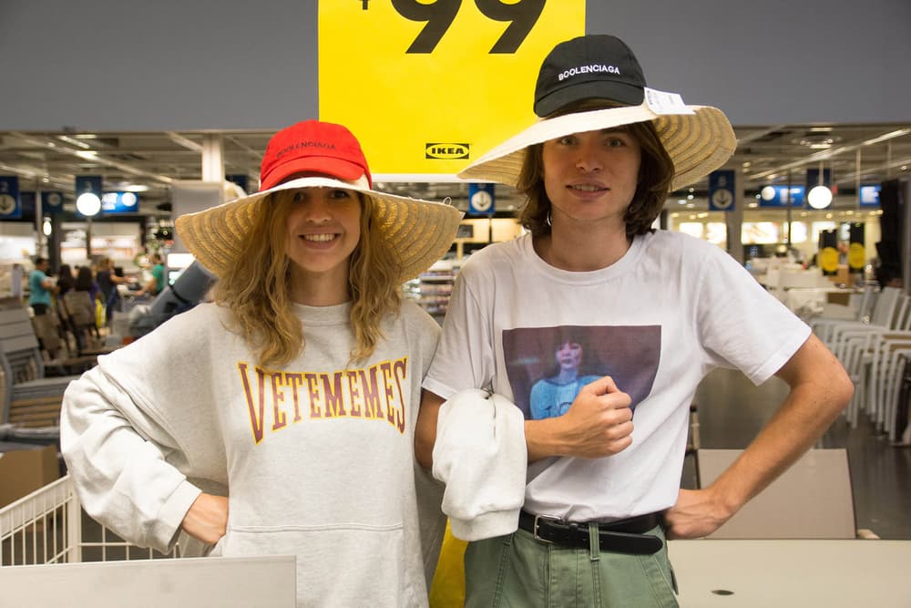 Vetememes boolenciaga lookbook ikea parody brand clothing collection