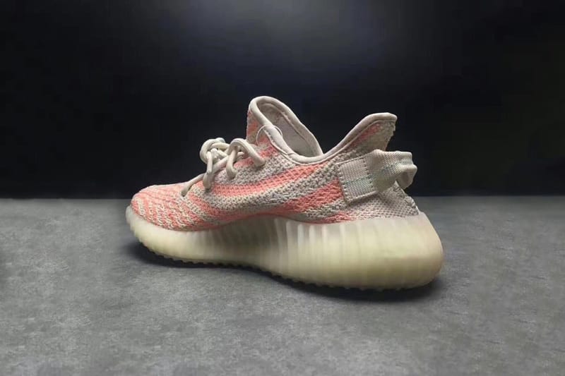 coral yeezy boost