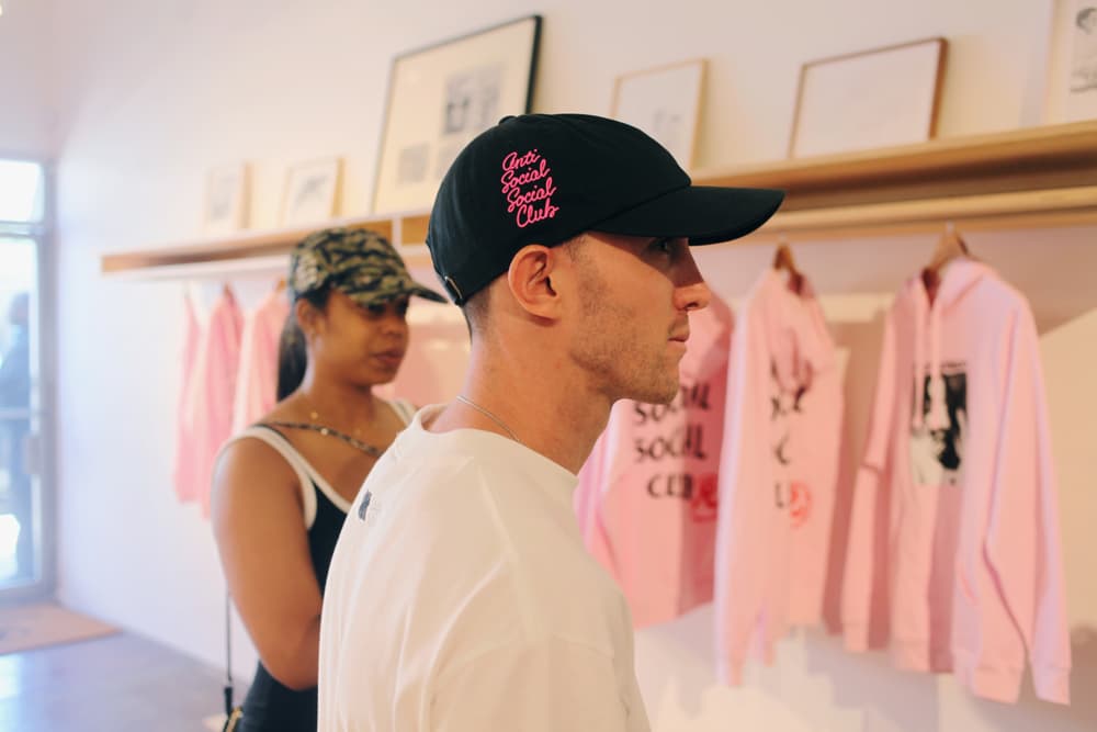 Anti Social Social Club Richardson Pop-Up Store Los Angeles Pink Hoodie T-Shirt Collaboration 2017 August Neek Lurk