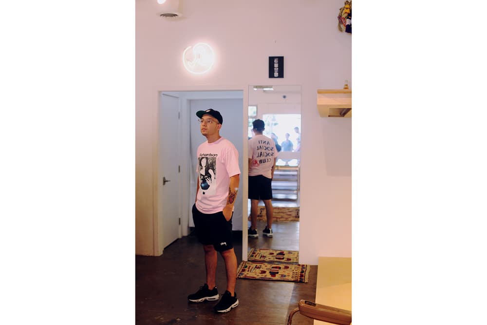 Anti Social Social Club Richardson Pop-Up Store Los Angeles Pink Hoodie T-Shirt Collaboration 2017 August Neek Lurk