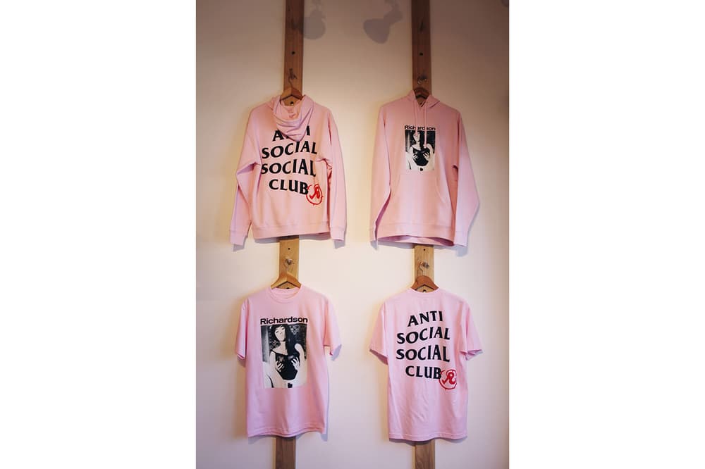 Anti Social Social Club Richardson Pop-Up Store Los Angeles Pink Hoodie T-Shirt Collaboration 2017 August Neek Lurk