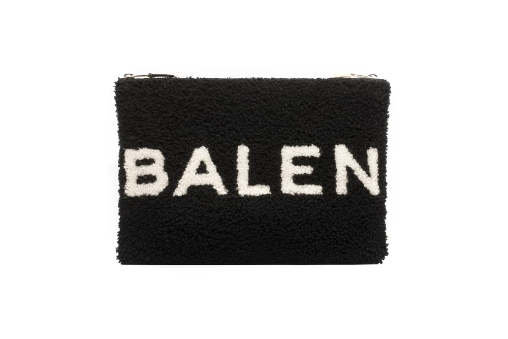 Balenciaga Shearling Fur Pouch