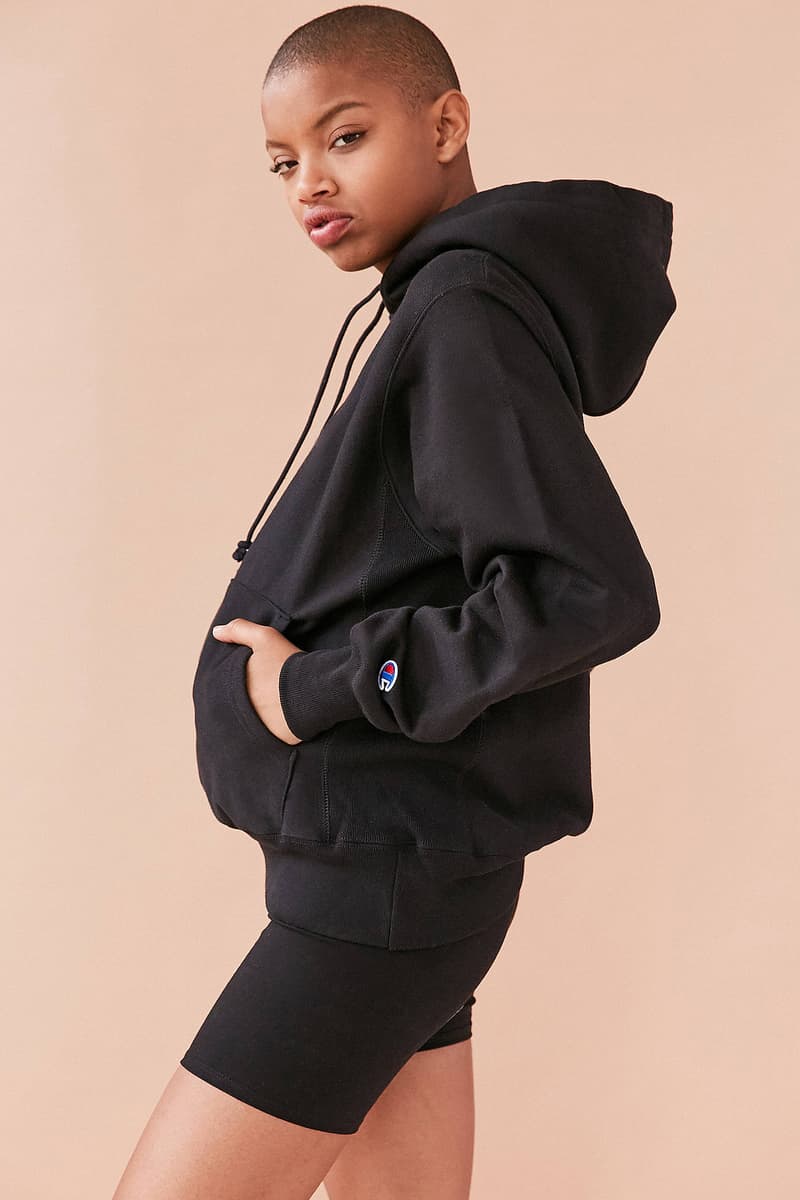 Champion Black Hoodie Urban Outfitters