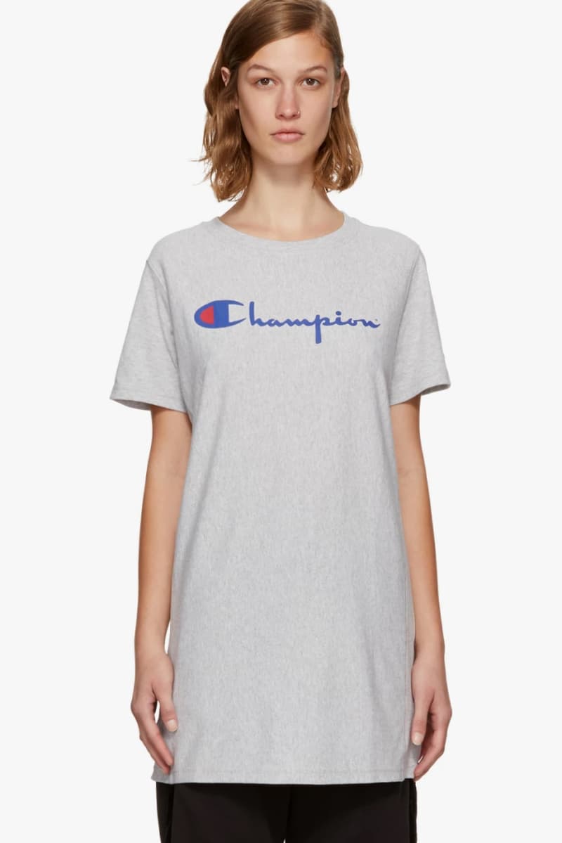 Champion Reverse Weave Hoodie Sweatshirt Crewneck Tee T-shirt Peach Blue Burgundy Green Black Grey SSENSE
