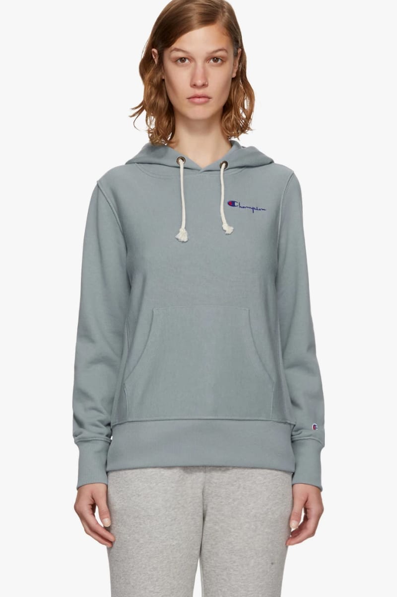 champion hoodie rose gold