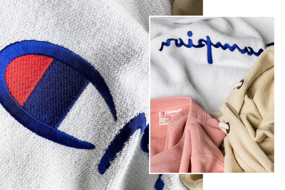 champion reverse weave sweaters