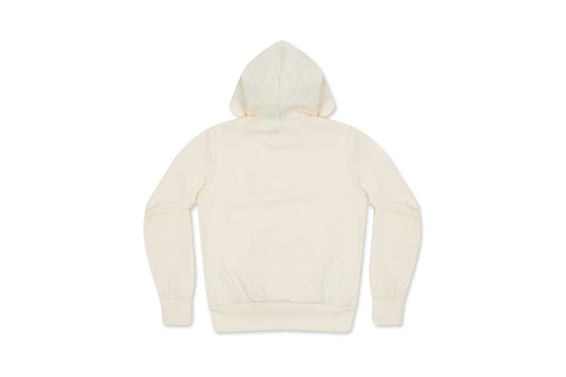 comme des garcons hoodie ivory