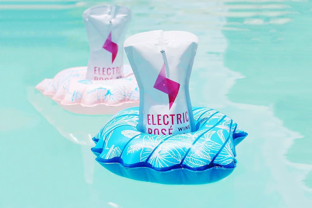 Electric Rosé Wine Co Pouch