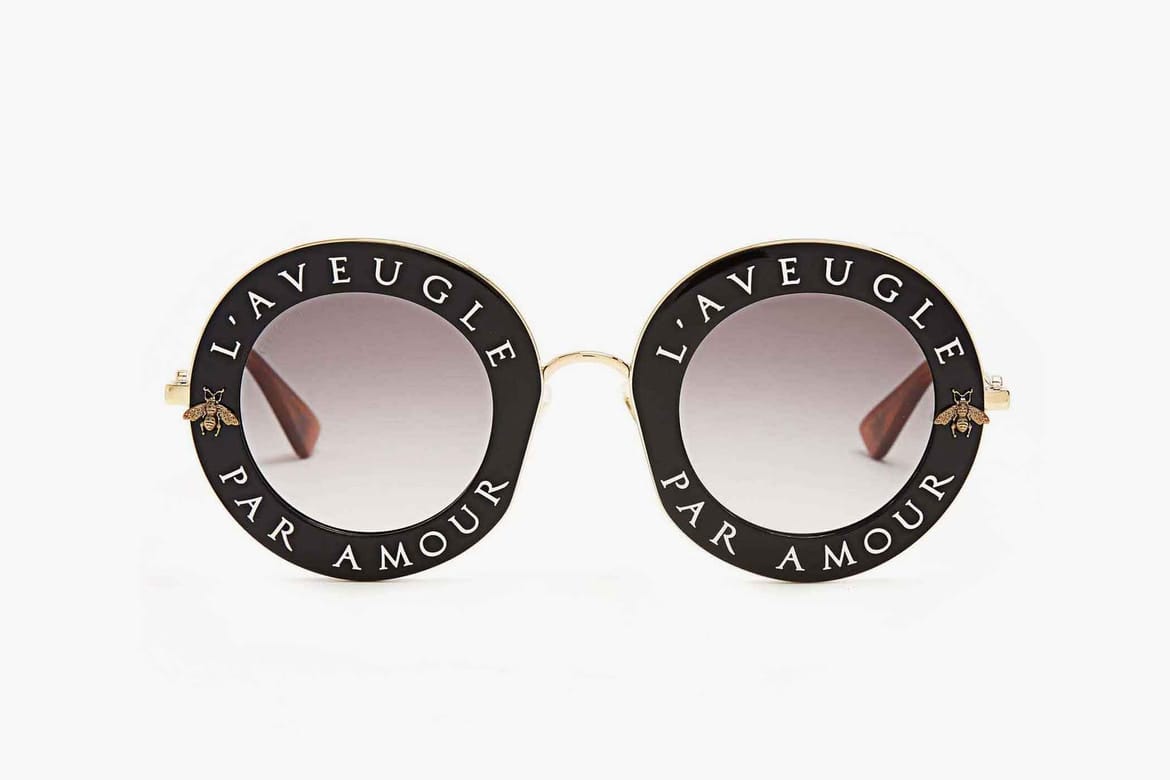 gucci blind for love sunglasses