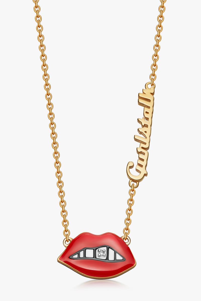 Gurls Talk Adwoa Aboah Astley Clarke lip necklace
