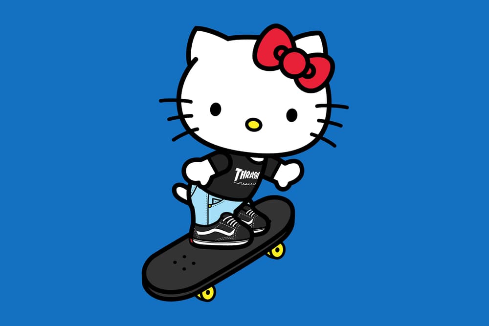 Hello Kitty Streetwear Illustration Supreme Louis Vuitton Champion Nike adidas FILA Reebok Palace Skateboard Sanrio Thrasher Kappa Esther Park