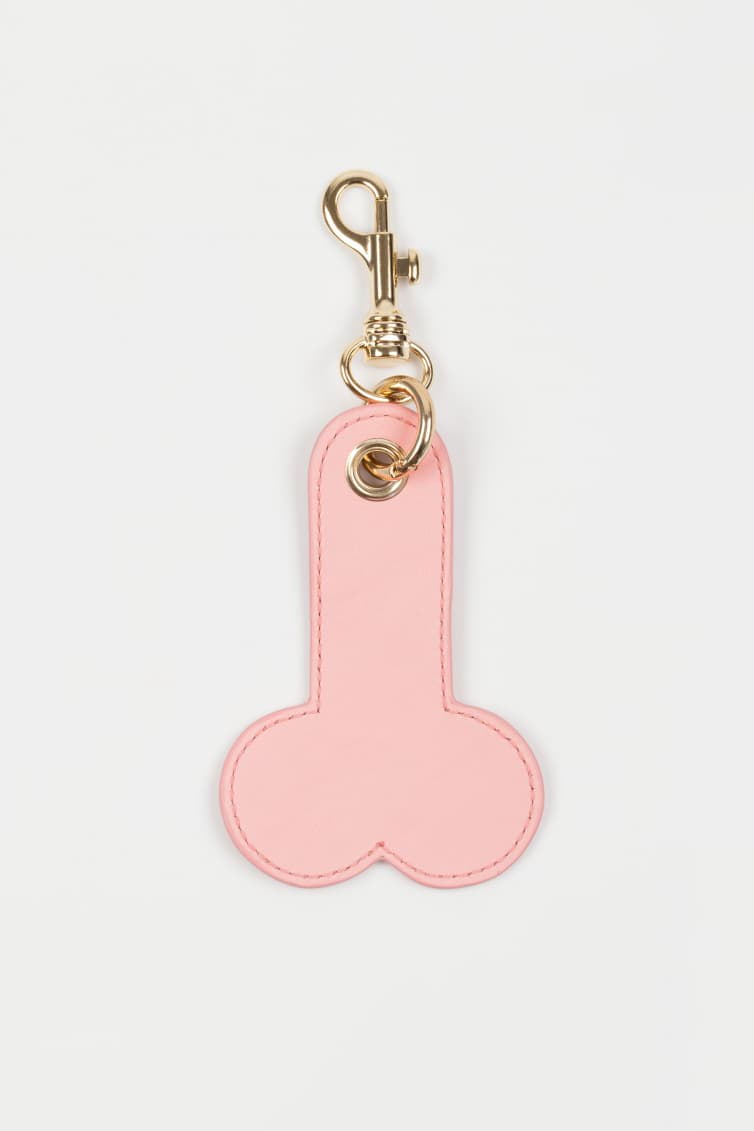 jw anderson penis keychain leather bubblegum