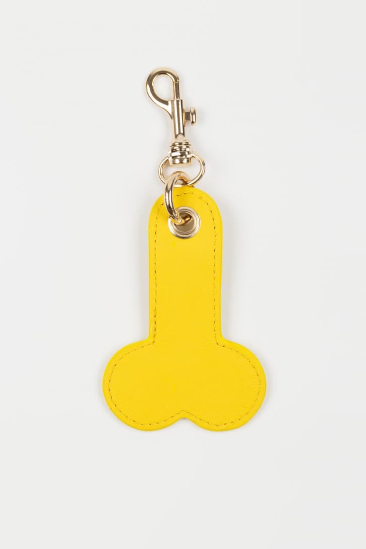 jw anderson penis keychain leather bubblegum