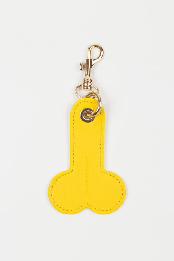 jw anderson penis keychain leather bubblegum