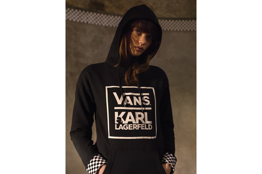 Karl Lagerfeld x Vans Collaboration Slip-On Apparel