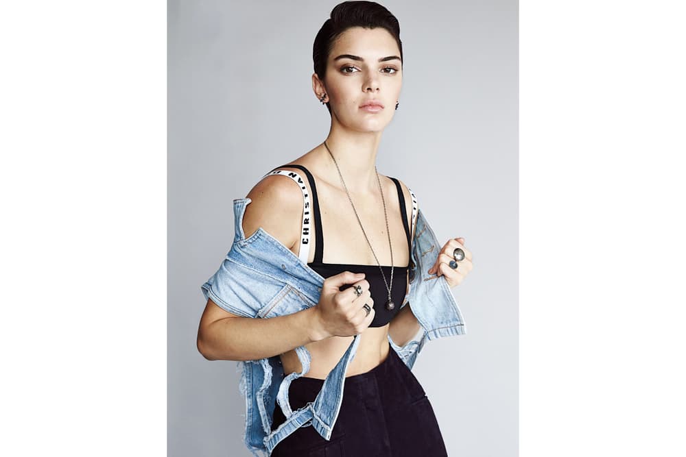 Kendall Jenner W Korea 2017 September Cover Magazine Issue Dior Beret