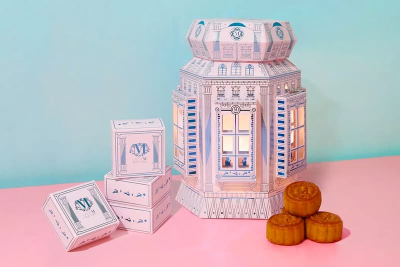 Lady M Grand Lantern Mooncakes Pastel Pink Hong Kong Mid-Autumn Festival