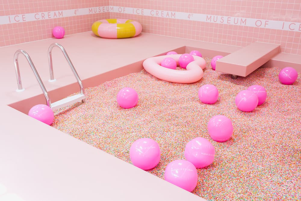 museum of ice cream san francisco sprinkle pool rainbow unicorns candy