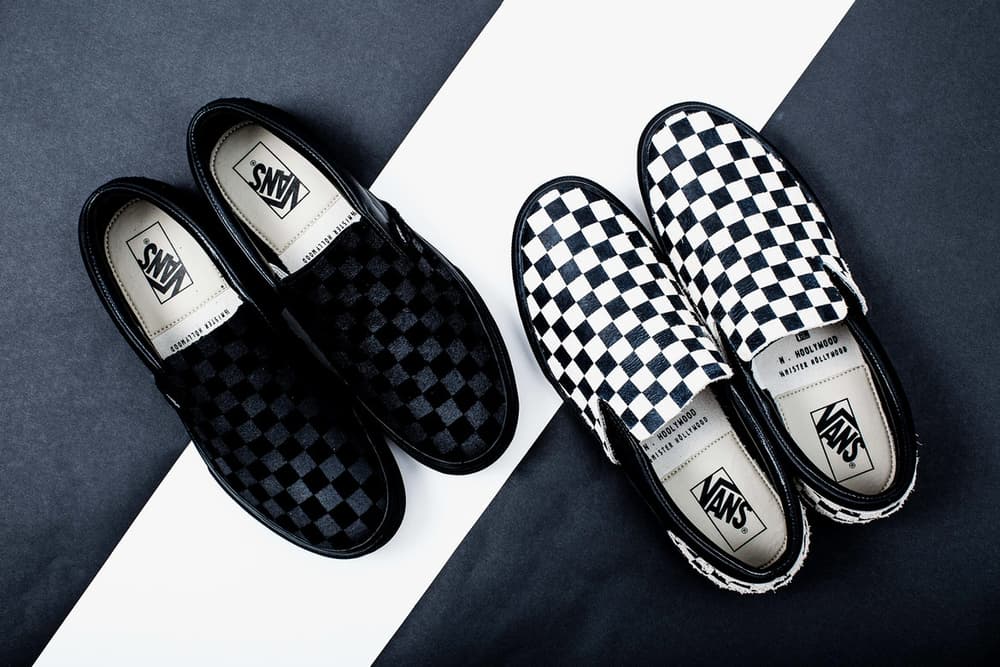 N.HOOLYWOOD Vans Checkerboard Slip-On Pack
