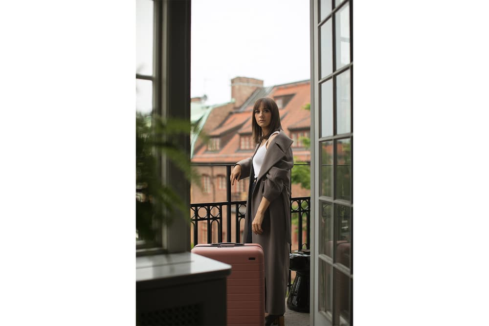 Rashida Jones Away Travel suitcase collaboration collection
