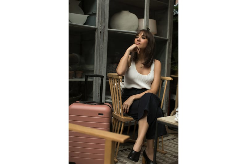 away x rashida jones suitcase