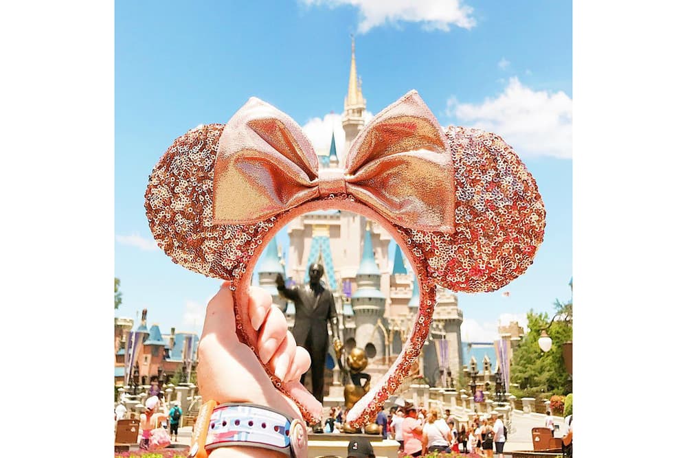Rose Gold Minnie Mouse Ears Disney
