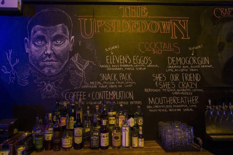 stranger things popup bar netflix chicago milly bobby brown